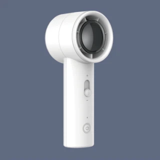 Existem ventiladores faciais portáteis com painel de controle por toque?